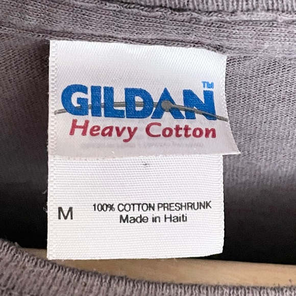 Popeye “Yeah, I Workout!” Gray Cartoon Graphic T Shirt Adult Sz Medium - Picture 4 of 4